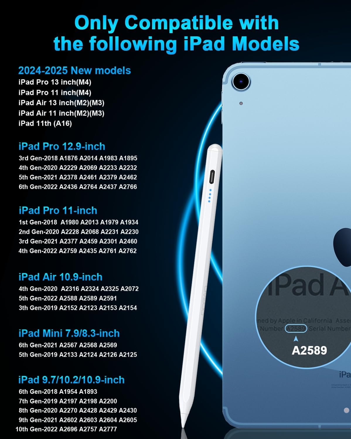 iPad-Accessories-ipad-pencil-for-iPad-2018-2025-15Mins-Fast-Charge-for-Apple-Pencil-Palm-Rejection-Compatible-with-iPad-A16-10-9-8-7-6-iPad-Pro-12-9-11-13-M4-9