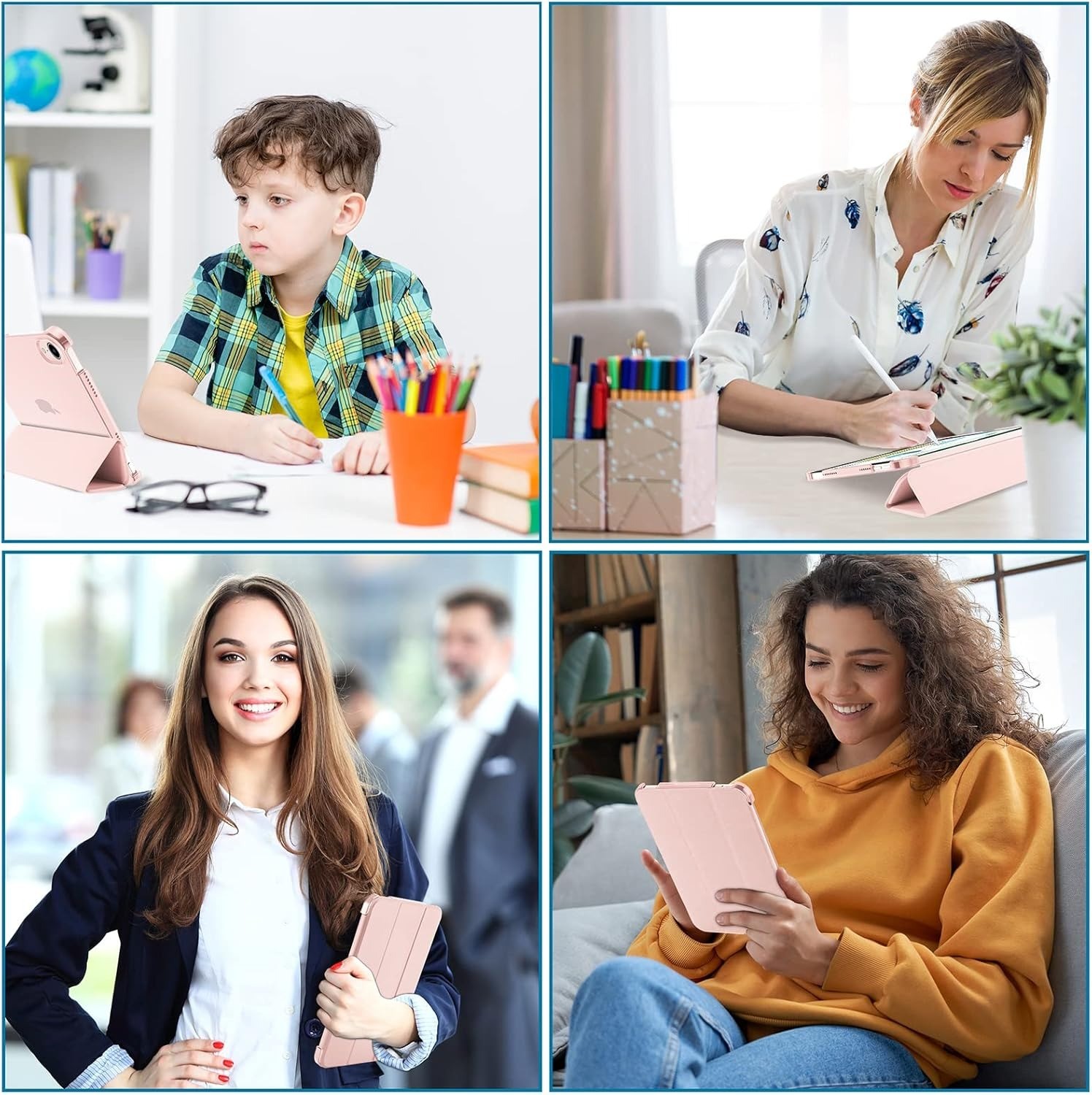 iPad-Accessories-Case-for-iPad-mini-7-A17-Pro-2024-iPad-Mini-6-2021-8-3-Inch-iPad-mini-7th-6th-Gen-Case-with-Pencil-Holder-Trifold-Stand-Smart-Folio-with-Soft-TPU-Pink-11