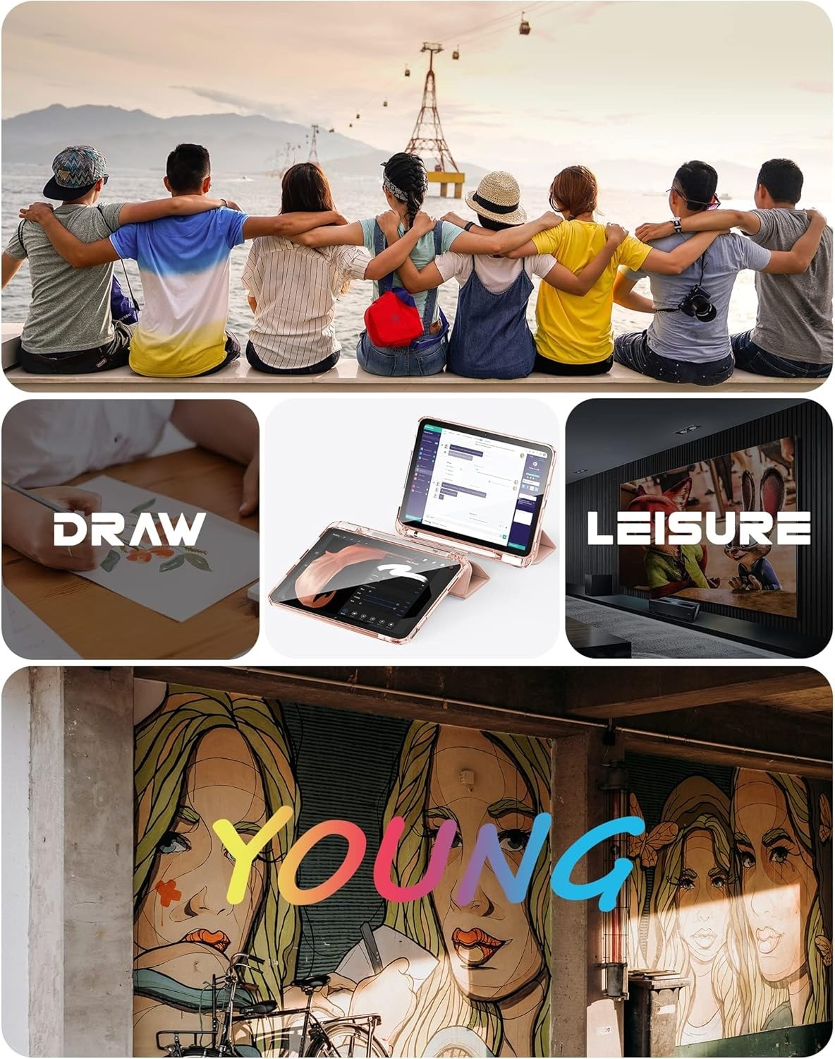 iPad-Accessories-Compatible-with-iPad-A16-11th-Generation-11-Inch-2025-Case-iPad-10th-Generation-Case-2022-10-9-Inch-2022-Crystal-Clear-with-Slot-for-Pencil-Pink-14