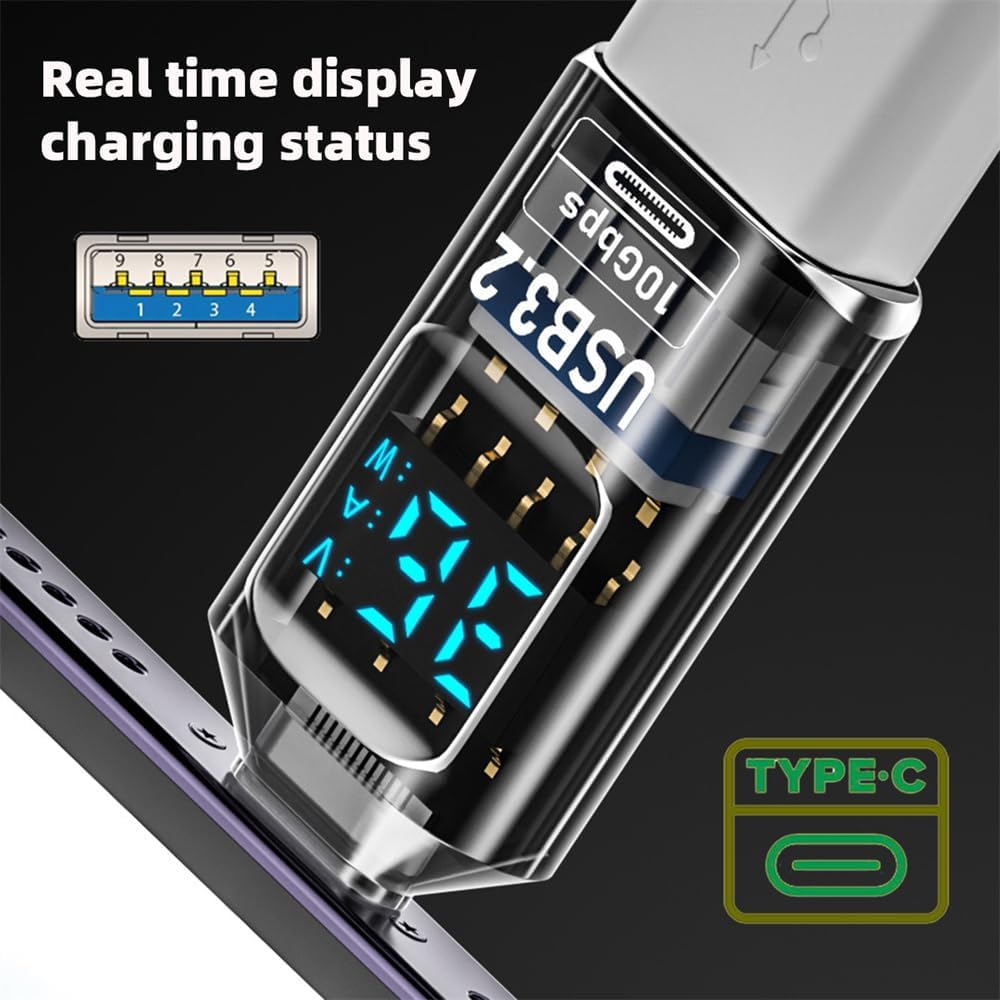 Network-Adapters-Type-C-Smart-LED-Display-USB-C-to-USB3-2-Type-A-Adapter-10Gbps-Data-Current-Voltage-Fast-Charging-Monitoring-Display-Tester-19