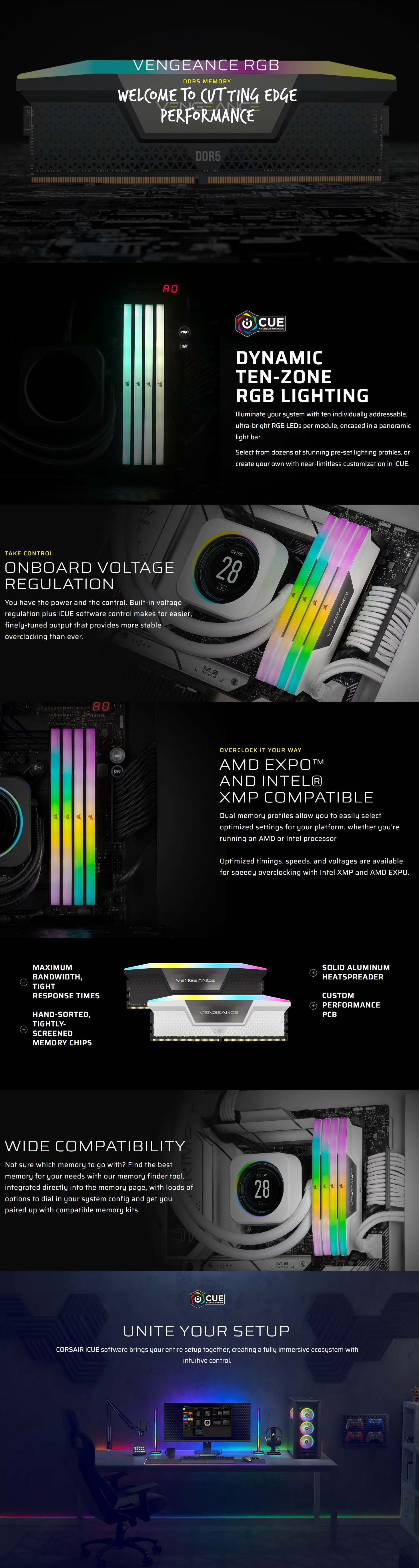 Corsair-64GB-2x32GB-CMH64GX5M2D6000Z40-Vengeance-RGB-Intel-XMP-AMD-EXPO-CL40-6000MHz-DDR5-RAM-Grey-3