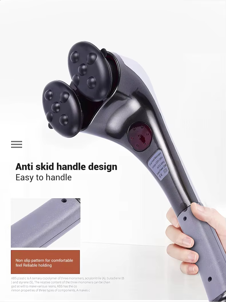 Fitness-Gym-Equipment-Double-Head-Impact-Massager-Handheld-Back-Massager-With-Heating-Function-for-Neck-Shoulders-and-Legs-4