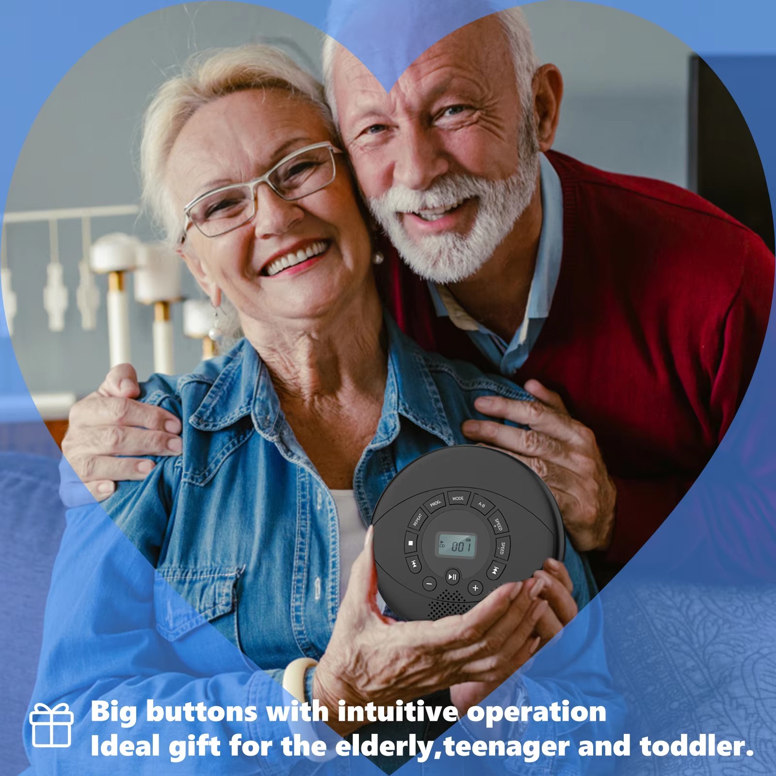 Sound-Audio-Equipment-Portable-CD-Player-with-Bluetooth-CD-Music-Player-FM-Radio-Support-AUX-USB-CD-Boombox-Headphone-Jack-CD-Players-for-Home-Kids-Kpop-Gift-7