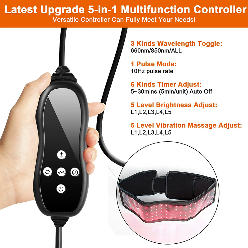 Personal-Care-and-Health-660nm-850nm-Infrared-Red-Light-Therapy-Belt-Red-Light-Therapy-Pad-for-Neck-Back-Waist-Pain-Relief-Red-Light-Therapy-Wrap-Belt-5