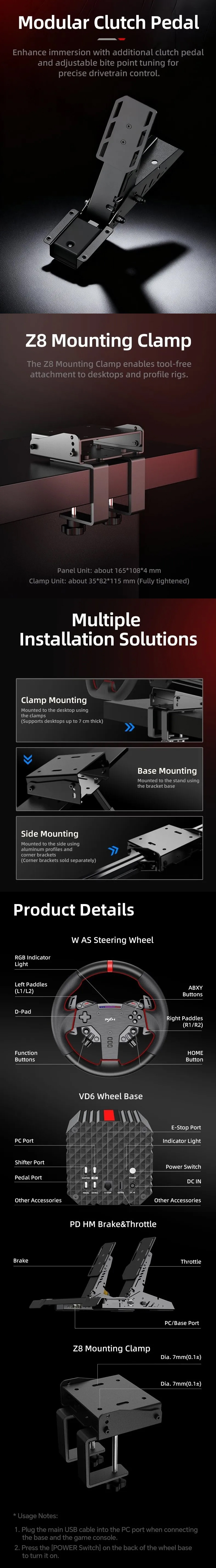 Racing-Wheels-PXN-VD6-WAS-Direct-Drive-Servo-Bundle-VD6-BUNDLE-WAS-2P-6