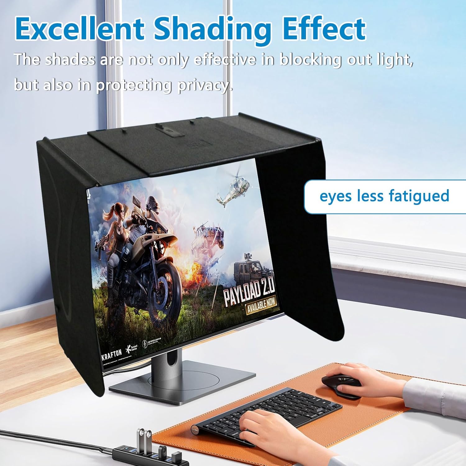 Computer-Accessories-27-inch-Display-Monitor-Hood-Sunshade-Screen-Sun-Visor-Adjustable-17-28-Inches-Monitor-Hood-Computer-Screen-Glare-Protection-for-Office-Play-Games-7