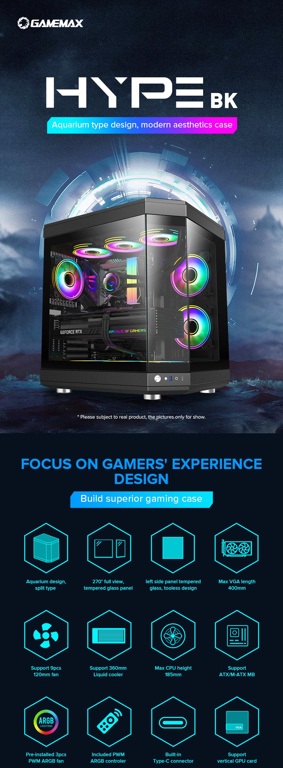 Cases-GameMax-HYPE-Mid-Tower-ATX-PC-case-3x-ARGB-fan-black-16 Cases-GameMax-HYPE-Mid-Tower-ATX-PC-case-3x-ARGB-fan-black-16