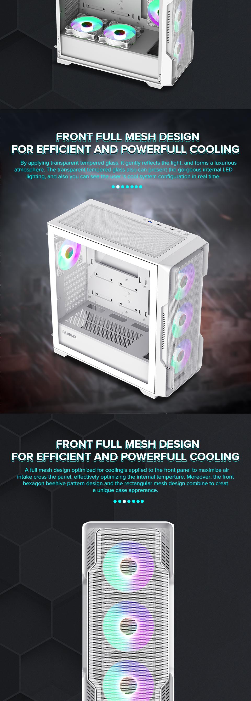 Cases-GameMax-Siege-E-ATX-Mid-Tower-Gaming-Case-1x-Tempered-glass-side-panel-Pre-installed-4x-ARGB-Fans-white-36 Cases-GameMax-Siege-E-ATX-Mid-Tower-Gaming-Case-1x-Tempered-glass-side-panel-Pre-installed-4x-ARGB-Fans-white-36