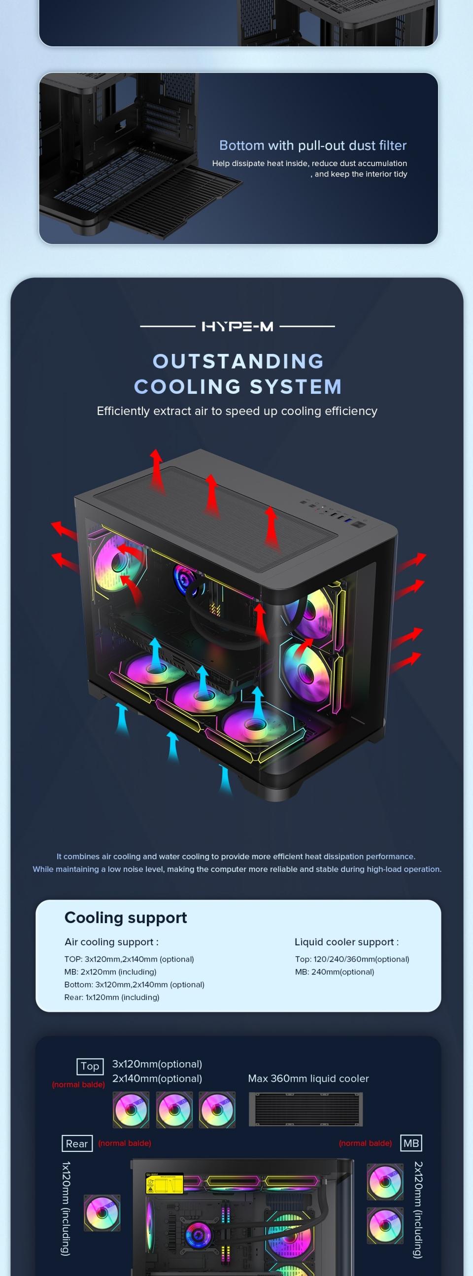 Cases-Gamemax-HYPE-M-BK-Computer-case-M-ATX-black-Case-3x-ARGB-fan-27 Cases-Gamemax-HYPE-M-BK-Computer-case-M-ATX-black-Case-3x-ARGB-fan-27