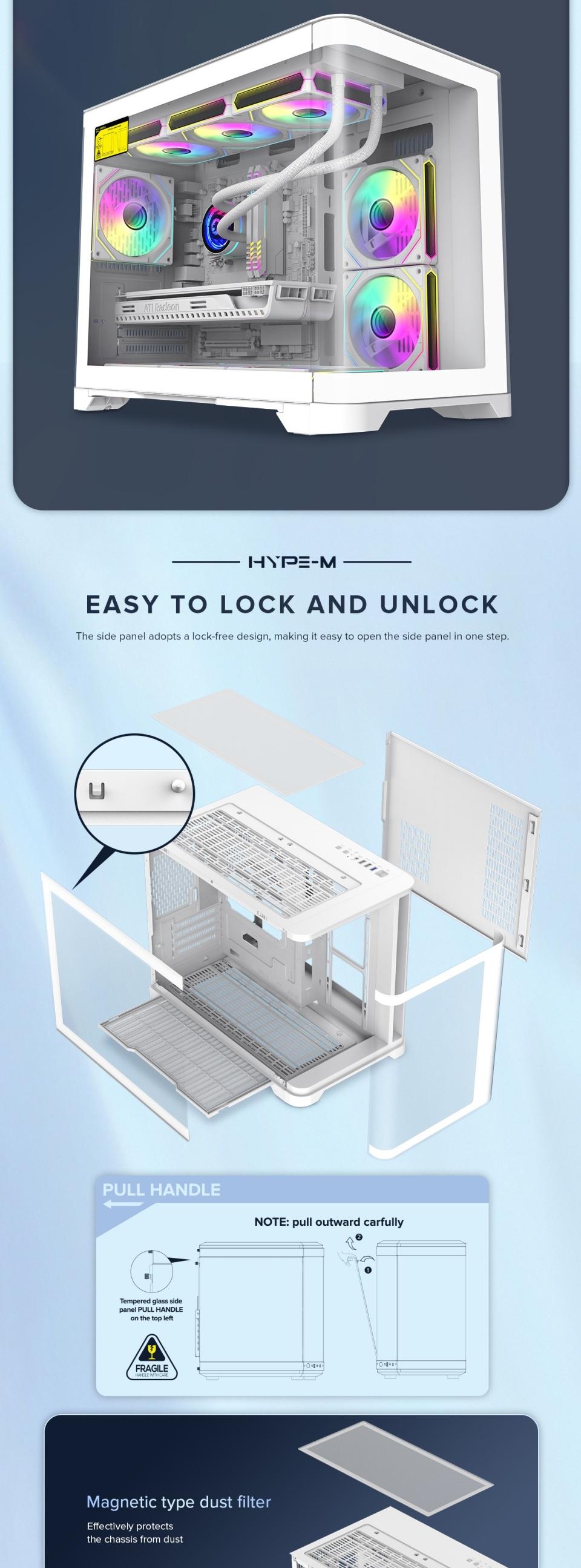 Cases-Gamemax-HYPE-M-WH-Computer-case-M-ATX-white-Case-3x-ARGB-fan-22