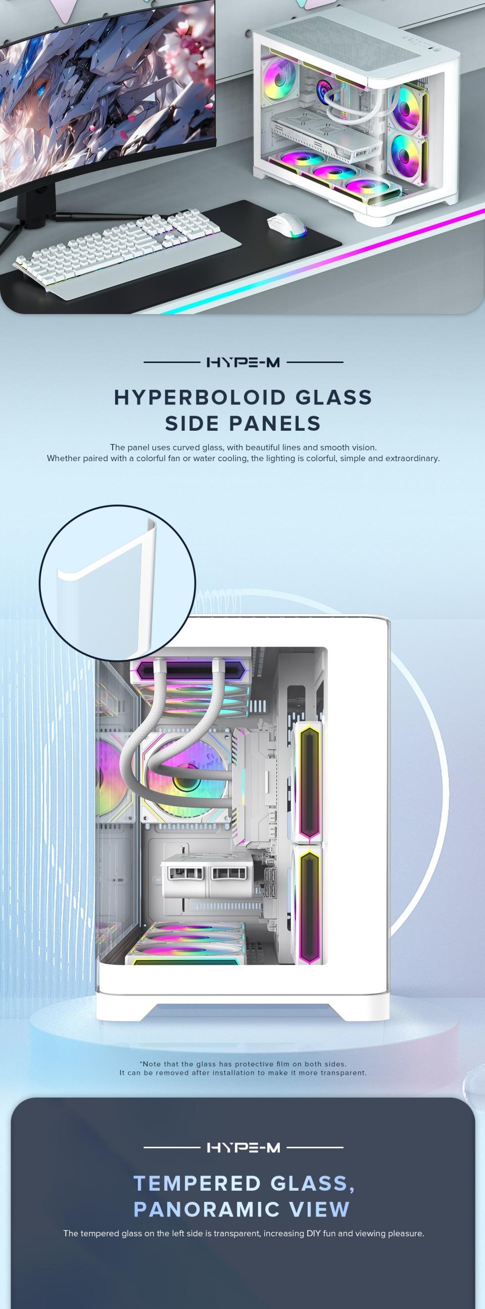 Cases-Gamemax-HYPE-M-WH-Computer-case-M-ATX-white-Case-3x-ARGB-fan-23