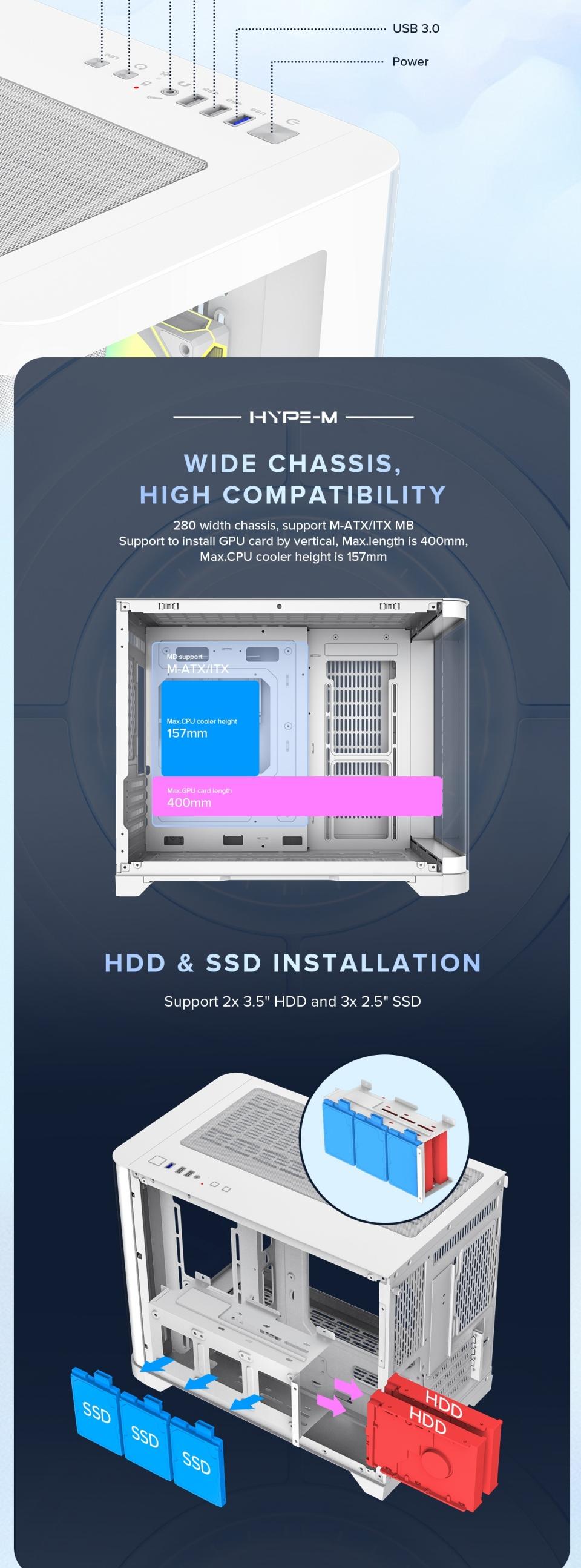 Cases-Gamemax-HYPE-M-WH-Computer-case-M-ATX-white-Case-3x-ARGB-fan-27