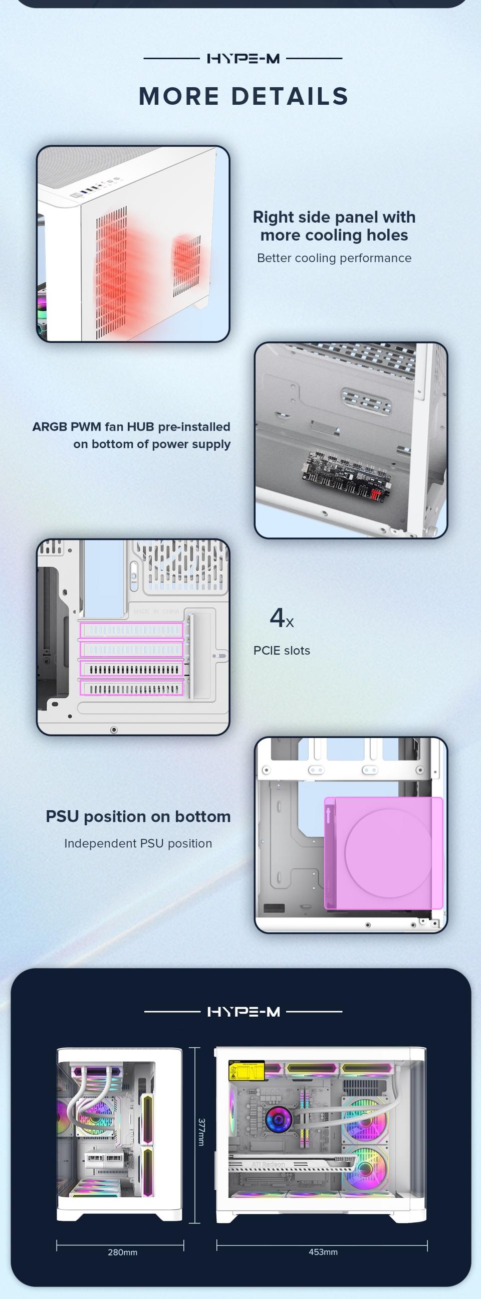 Cases-Gamemax-HYPE-M-WH-Computer-case-M-ATX-white-Case-3x-ARGB-fan-28
