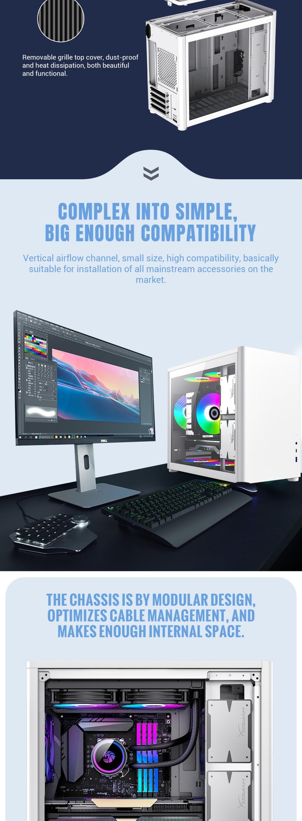 Cases-Gamemax-SPARK-Computer-case-MATX-White-8