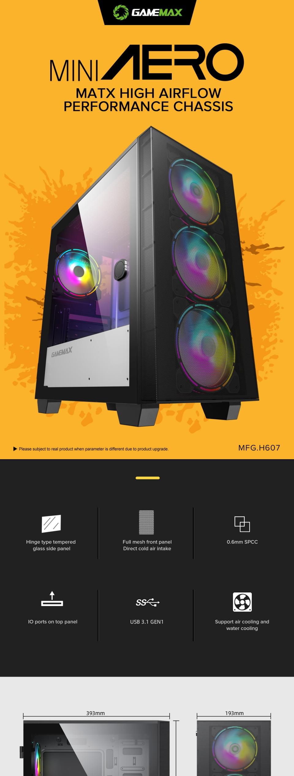 Gamemax-Aero-Mini-MATX-black-Case-White-internal-4x-ARGB-fan-Aero-Mini-17 Gamemax-Aero-Mini-MATX-black-Case-White-internal-4x-ARGB-fan-Aero-Mini-17