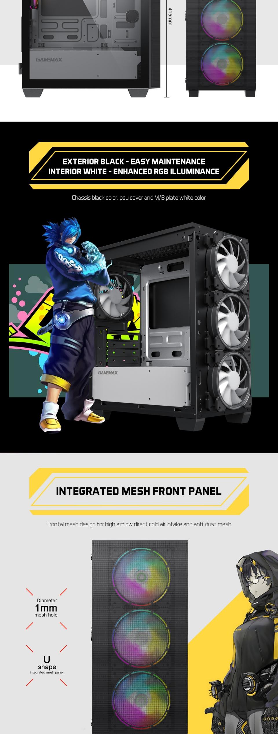 Gamemax-Aero-Mini-MATX-black-Case-White-internal-4x-ARGB-fan-Aero-Mini-18 Gamemax-Aero-Mini-MATX-black-Case-White-internal-4x-ARGB-fan-Aero-Mini-18