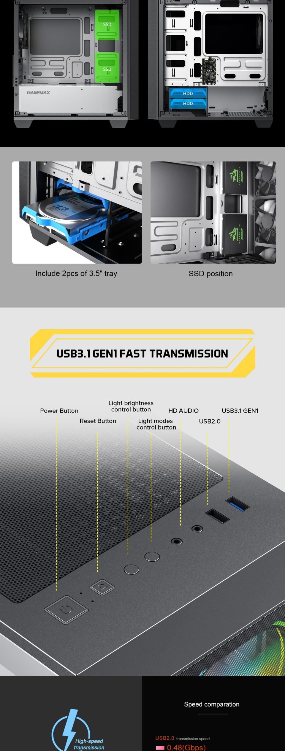 Gamemax-Aero-Mini-MATX-black-Case-White-internal-4x-ARGB-fan-Aero-Mini-23 Gamemax-Aero-Mini-MATX-black-Case-White-internal-4x-ARGB-fan-Aero-Mini-23