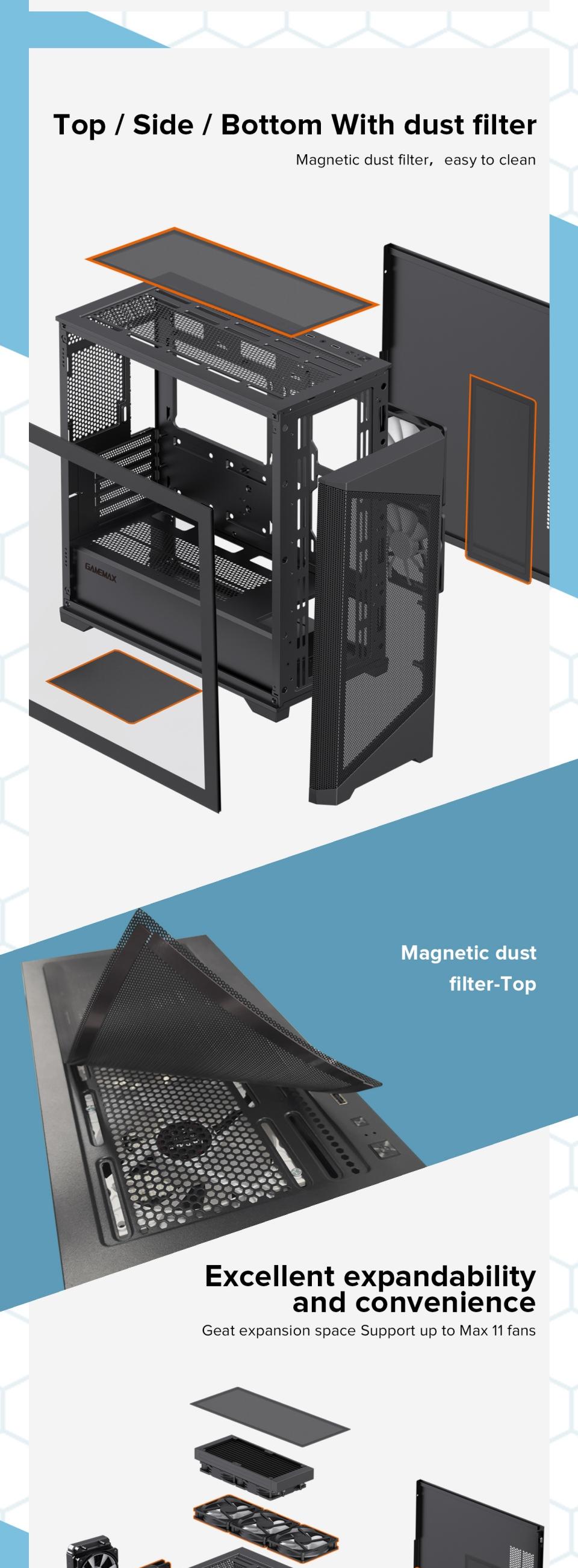 Gamemax-Destroyer-MB-MATX-black-Case-4x-FRGB-fan-21