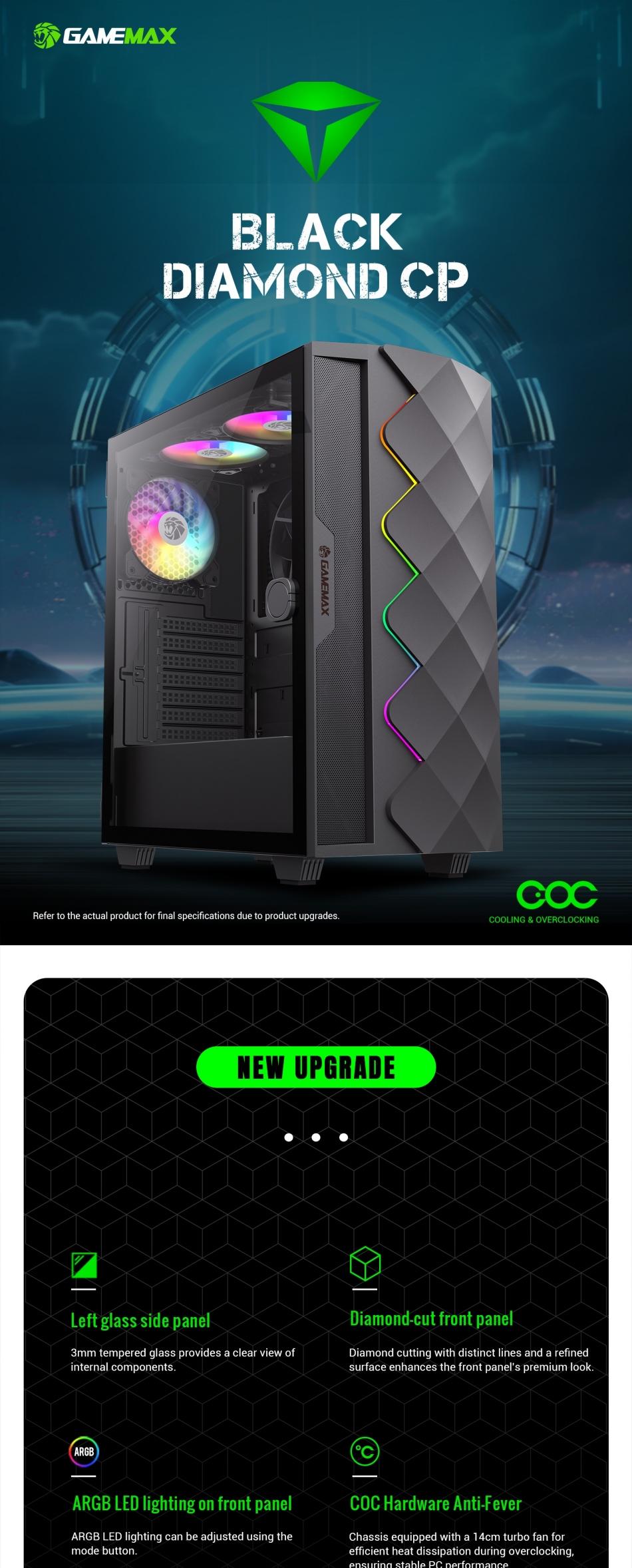 Gamemax-Diamond-COC-Black-ATX-Mid-Tower-Black-Chassis-1x-ARGB-fan-1x-14CM-Turbo-COC-fan-18 Gamemax-Diamond-COC-Black-ATX-Mid-Tower-Black-Chassis-1x-ARGB-fan-1x-14CM-Turbo-COC-fan-18