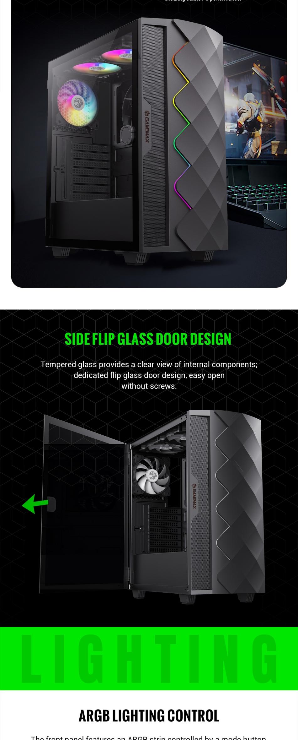 Gamemax-Diamond-COC-Black-ATX-Mid-Tower-Black-Chassis-1x-ARGB-fan-1x-14CM-Turbo-COC-fan-19 Gamemax-Diamond-COC-Black-ATX-Mid-Tower-Black-Chassis-1x-ARGB-fan-1x-14CM-Turbo-COC-fan-19