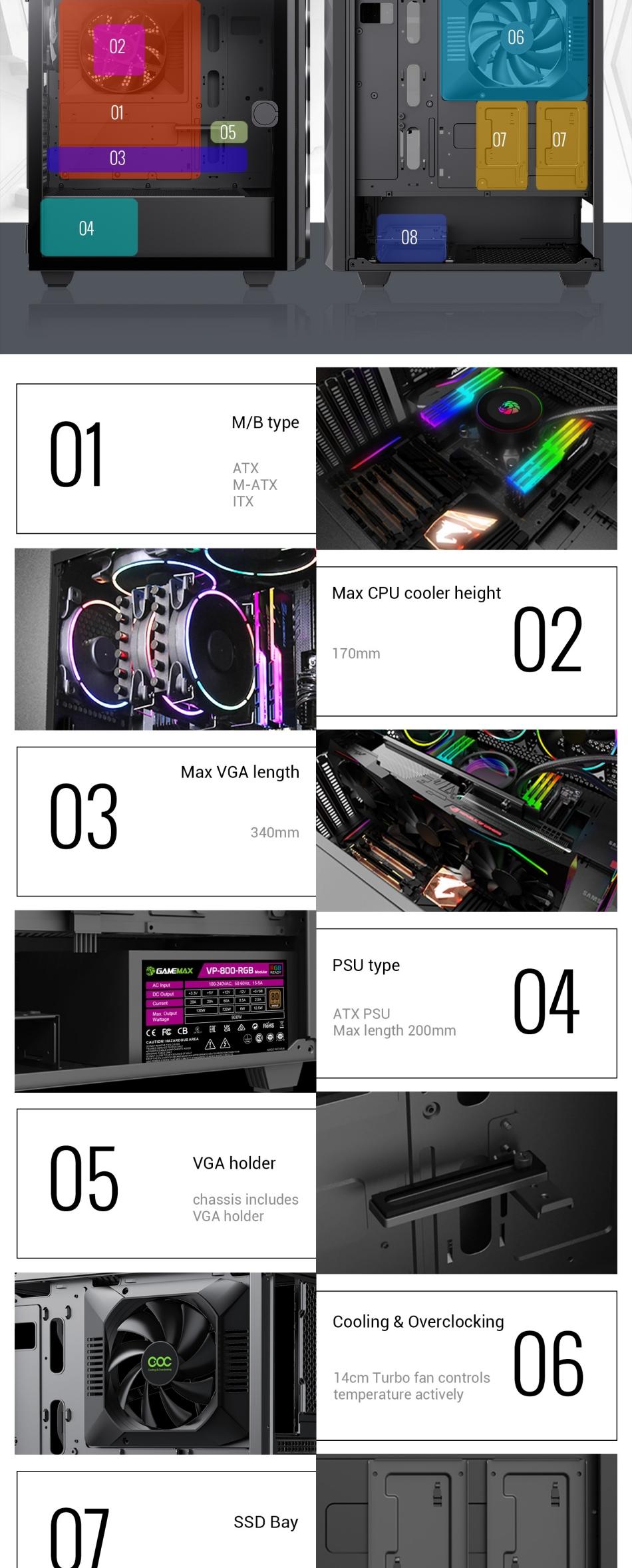 Gamemax-Diamond-COC-Black-ATX-Mid-Tower-Black-Chassis-1x-ARGB-fan-1x-14CM-Turbo-COC-fan-22 Gamemax-Diamond-COC-Black-ATX-Mid-Tower-Black-Chassis-1x-ARGB-fan-1x-14CM-Turbo-COC-fan-22