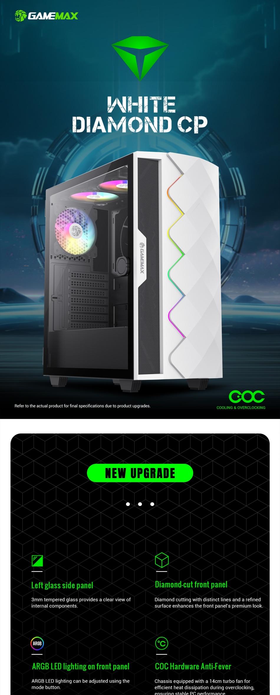 Gamemax-Diamond-COC-WT-ATX-Mid-Tower-Black-Chassis-1x-ARGB-fan-1x-14CM-Turbo-COC-fan-19 Gamemax-Diamond-COC-WT-ATX-Mid-Tower-Black-Chassis-1x-ARGB-fan-1x-14CM-Turbo-COC-fan-19