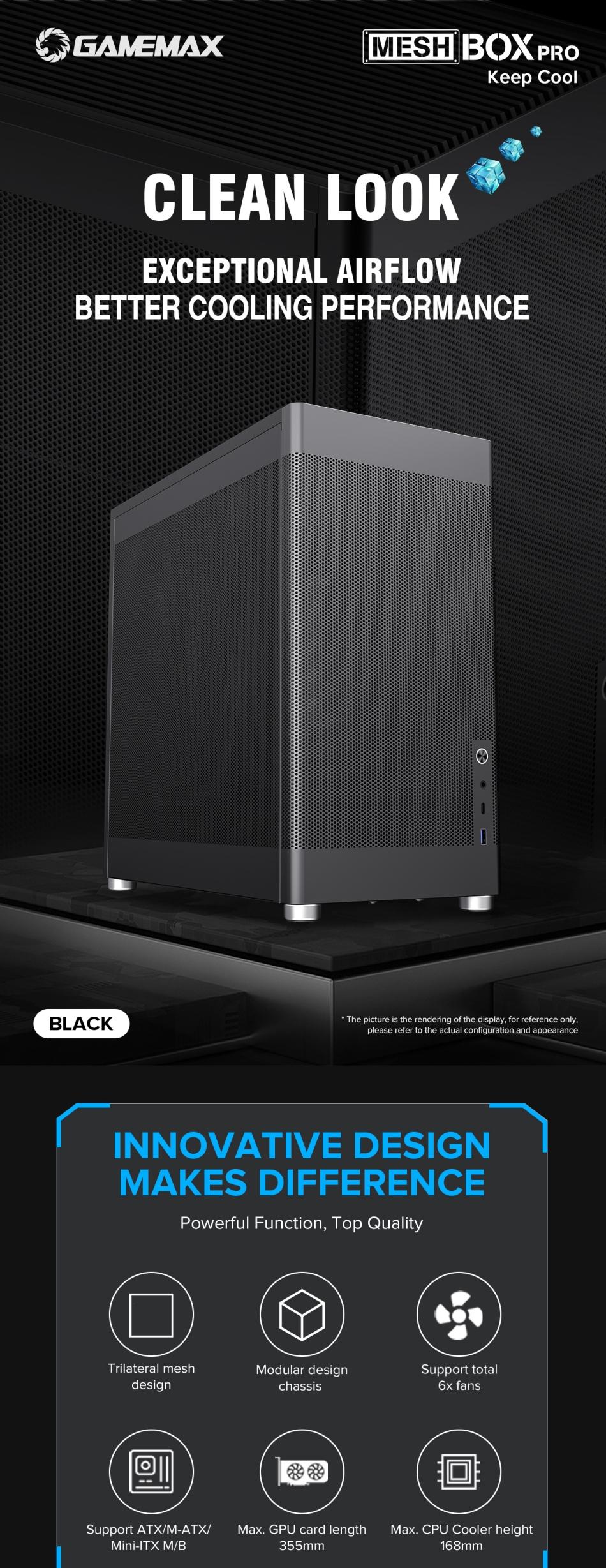 Gamemax-Mesh-BOX-PRO-ATX-Black-No-fan-15