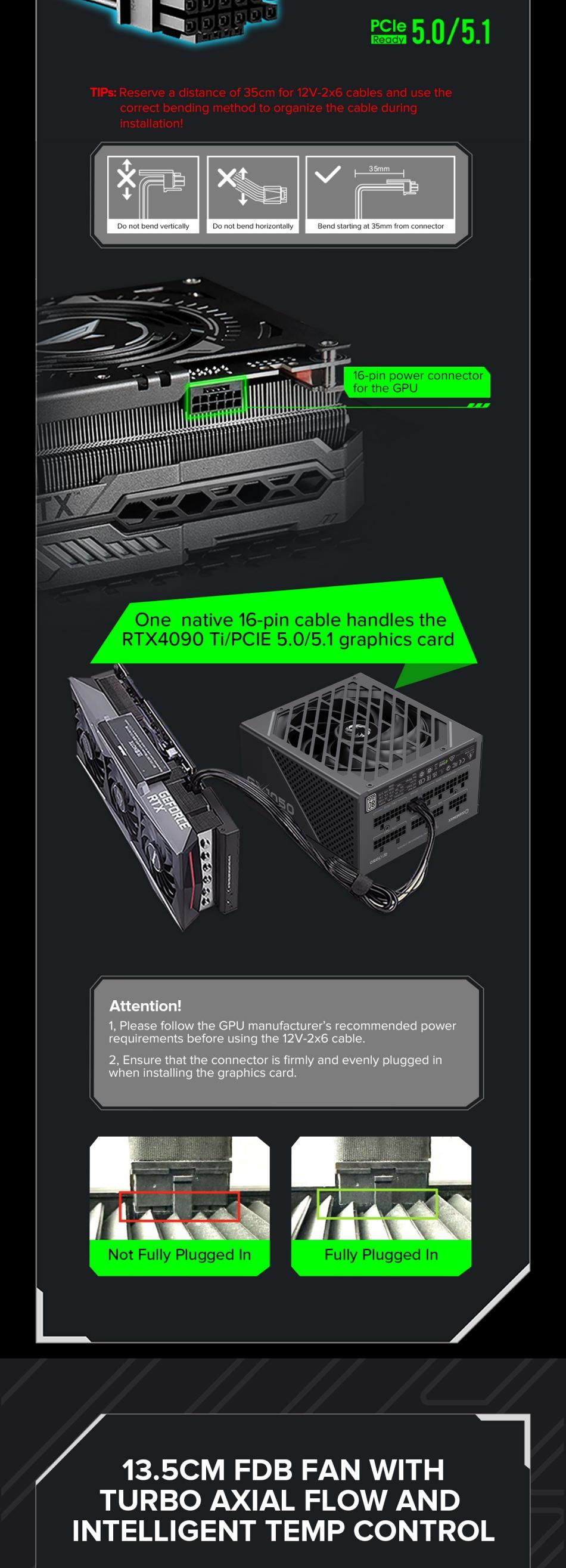 Power-Supply-PSU-Gamemax-GX-1050-PRO-BK-80-Platinum-1050W-Power-Supply-ATX3-0-PCIE5-0-21