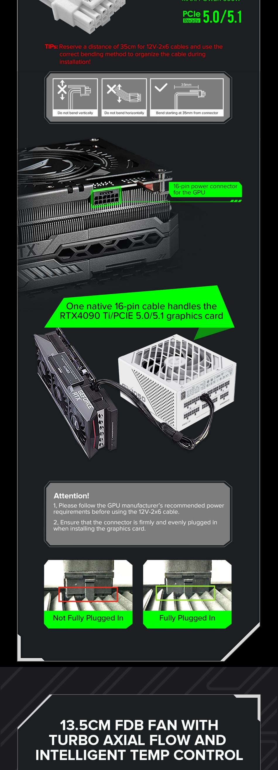 Power-Supply-PSU-Gamemax-GX-1050-PRO-White-1050W-80-Platinum-Power-Supply-ATX3-0-PCIE5-0-21