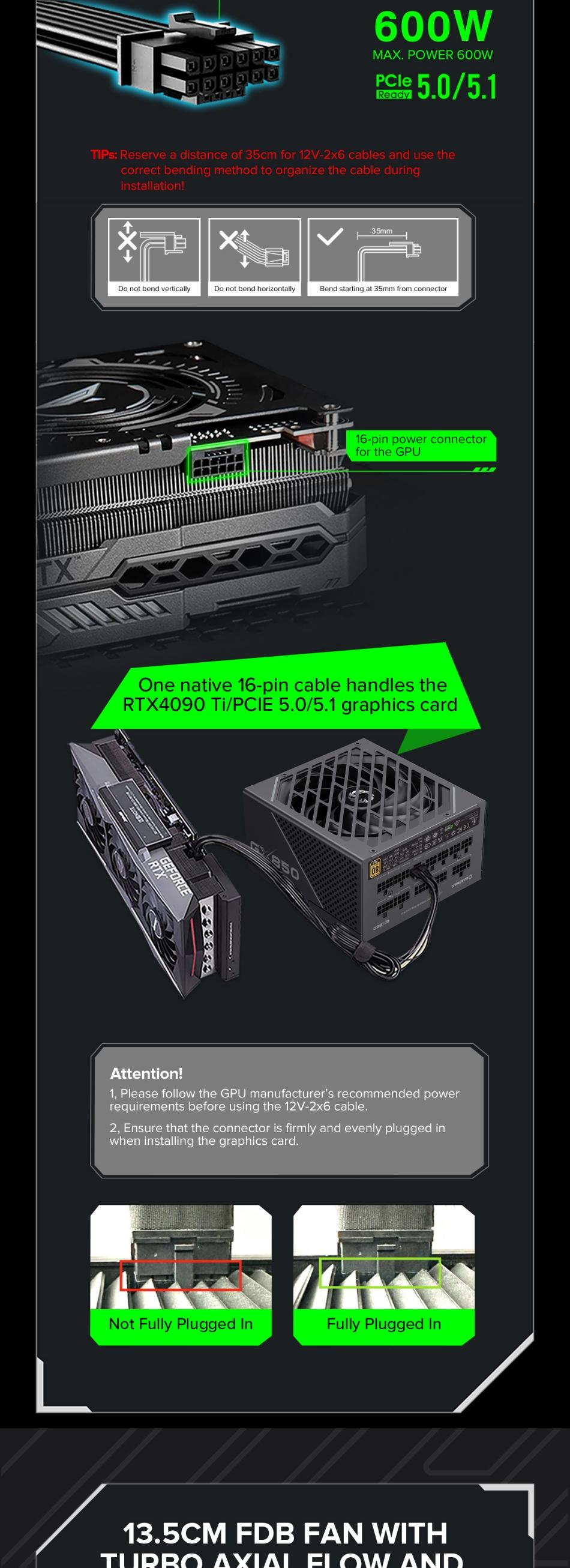 Power-Supply-PSU-Gamemax-GX-850-PRO-BK-850W-80-Gold-Power-Supply-ATX3-0-PCIE5-0-20