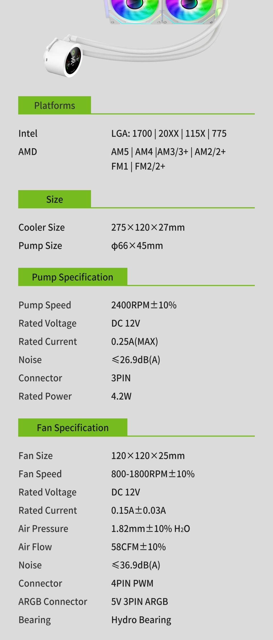 Water-Cooling-GameMax-IceBurg-240-Digital-WH-Liquid-CPU-Cooler-240mm-Addressable-ARGB-Fans-245W-TDP-AIO-Water-Cooler-24 Water-Cooling-GameMax-IceBurg-240-Digital-WH-Liquid-CPU-Cooler-240mm-Addressable-ARGB-Fans-245W-TDP-AIO-Water-Cooler-24