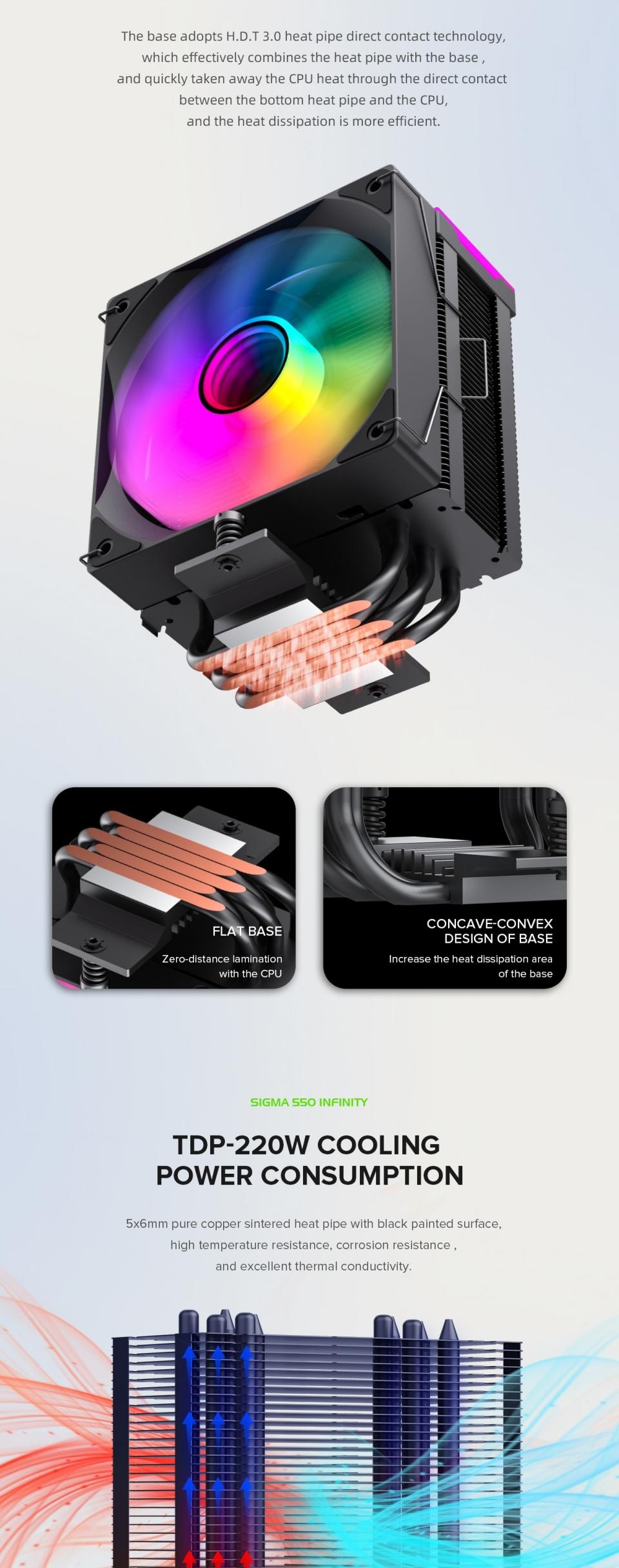 Water-Cooling-GameMax-Sigma-550-Infinity-BK-Tower-CPU-air-cooler-Painted-black-Five-thermal-tubes-ARGB-lighting-effects-21 Water-Cooling-GameMax-Sigma-550-Infinity-BK-Tower-CPU-air-cooler-Painted-black-Five-thermal-tubes-ARGB-lighting-effects-21