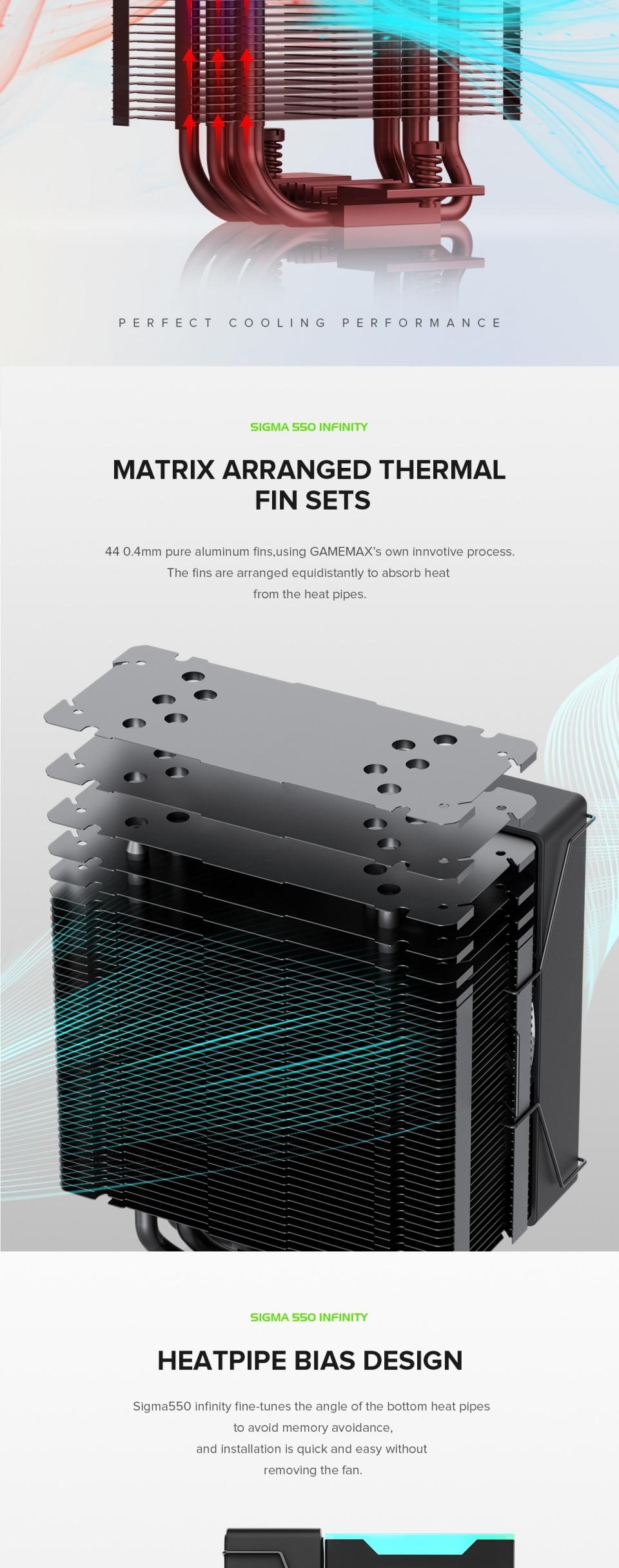 Water-Cooling-GameMax-Sigma-550-Infinity-BK-Tower-CPU-air-cooler-Painted-black-Five-thermal-tubes-ARGB-lighting-effects-22 Water-Cooling-GameMax-Sigma-550-Infinity-BK-Tower-CPU-air-cooler-Painted-black-Five-thermal-tubes-ARGB-lighting-effects-22