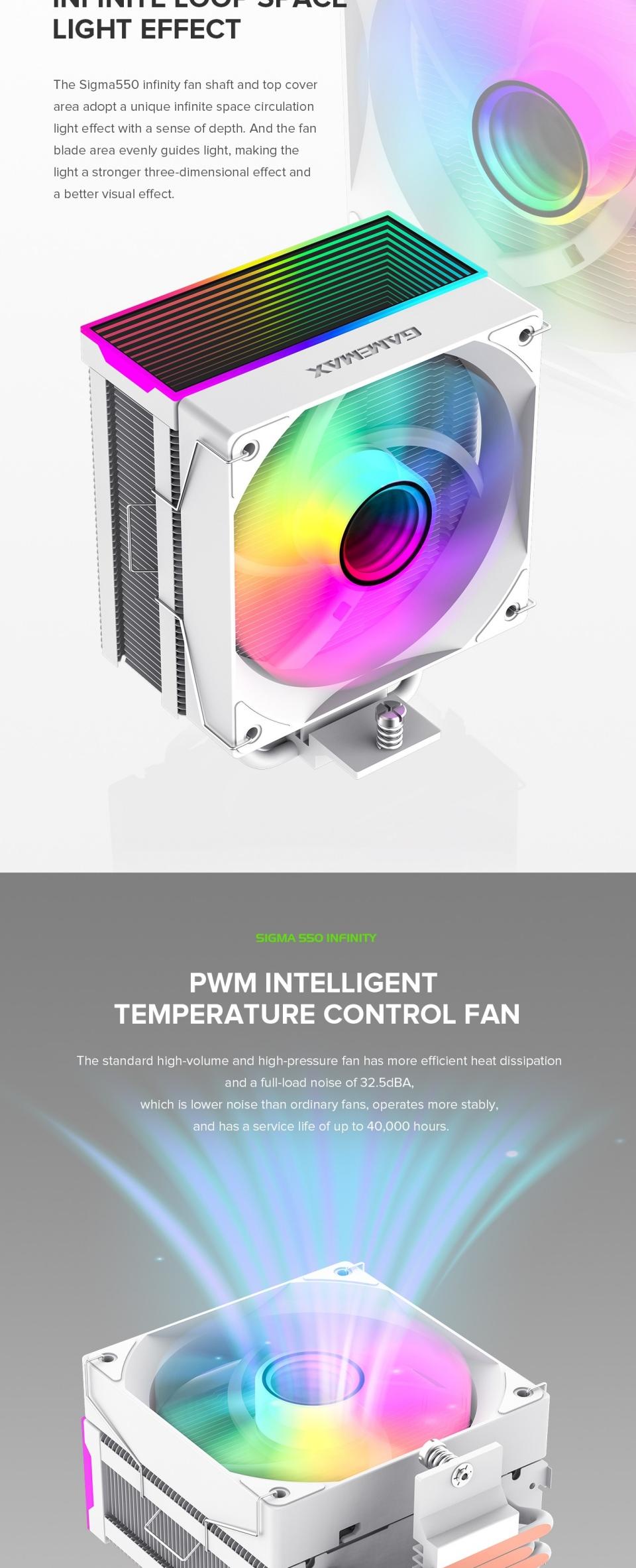 Water-Cooling-GameMax-Sigma-550-Infinity-WH-Tower-CPU-air-cooler-Painted-black-Five-thermal-tubes-ARGB-lighting-effects-24 Water-Cooling-GameMax-Sigma-550-Infinity-WH-Tower-CPU-air-cooler-Painted-black-Five-thermal-tubes-ARGB-lighting-effects-24