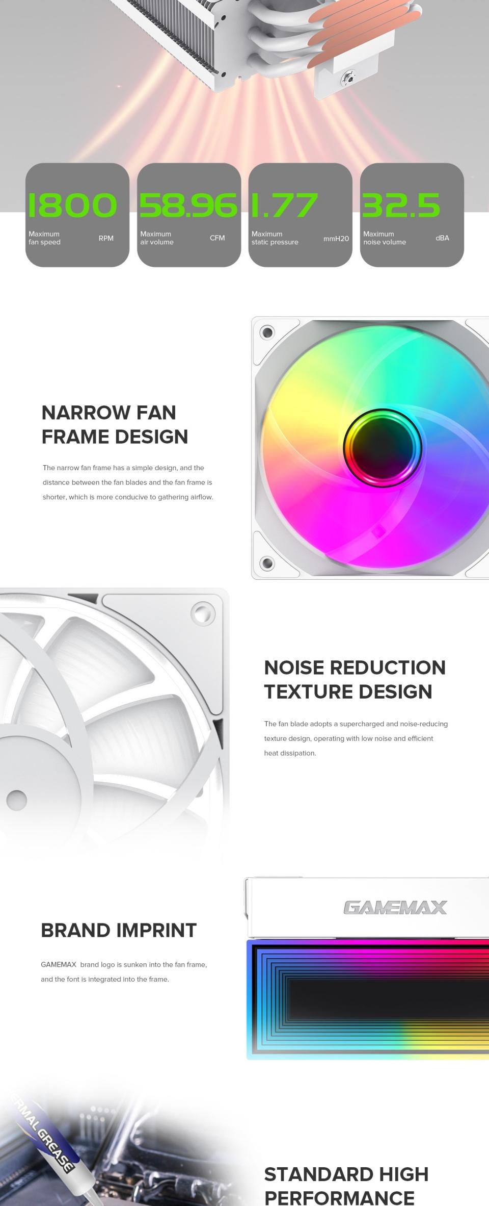 Water-Cooling-GameMax-Sigma-550-Infinity-WH-Tower-CPU-air-cooler-Painted-black-Five-thermal-tubes-ARGB-lighting-effects-25 Water-Cooling-GameMax-Sigma-550-Infinity-WH-Tower-CPU-air-cooler-Painted-black-Five-thermal-tubes-ARGB-lighting-effects-25