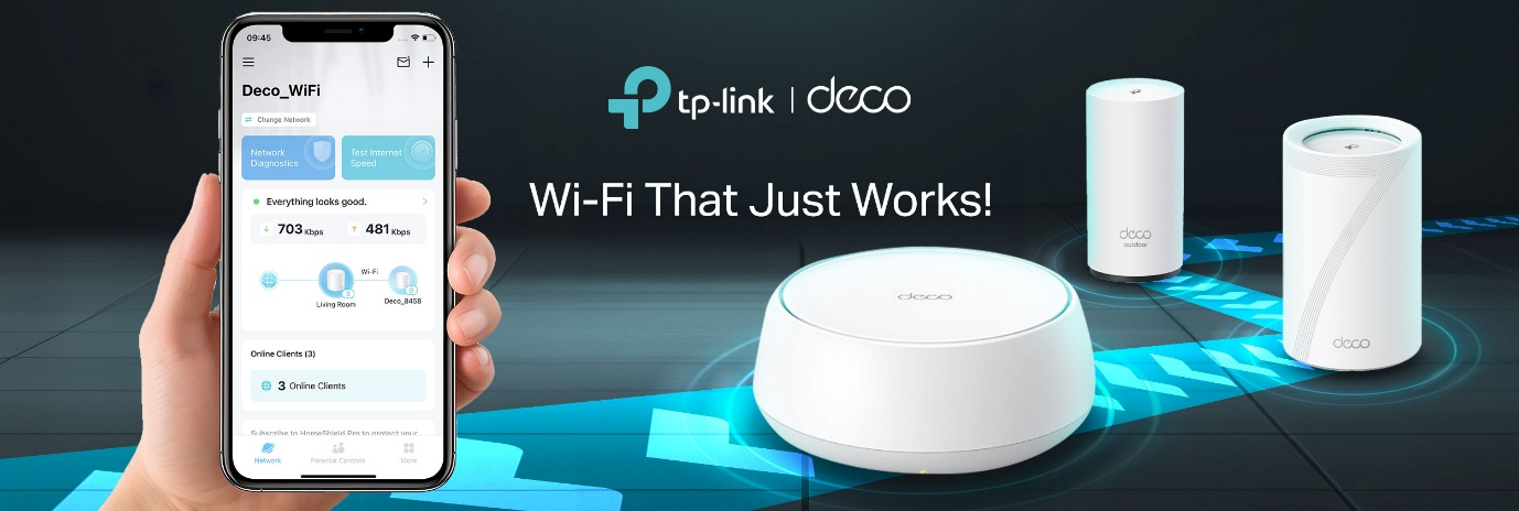 TP-Link Deco Wi-Fi That Just Works banner