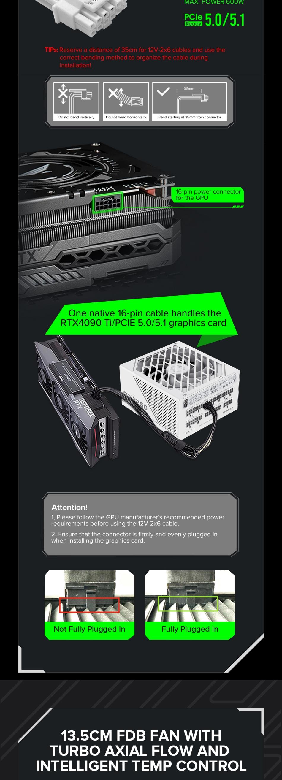 Power-Supply-PSU-Gamemax-GX-1250-PRO-White-1250W-80-Platinum-Power-Supply-ATX3-0-PCIE5-0-21