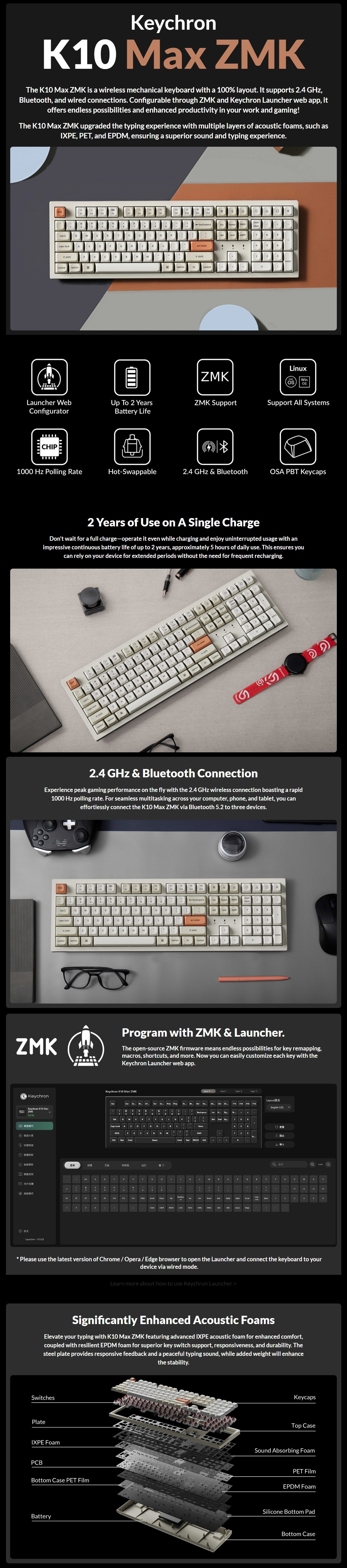 Keyboards-Keychron-K10-Max-ZMK-Wireless-Mechanical-Keyboard-KBKCK10MSR9-1