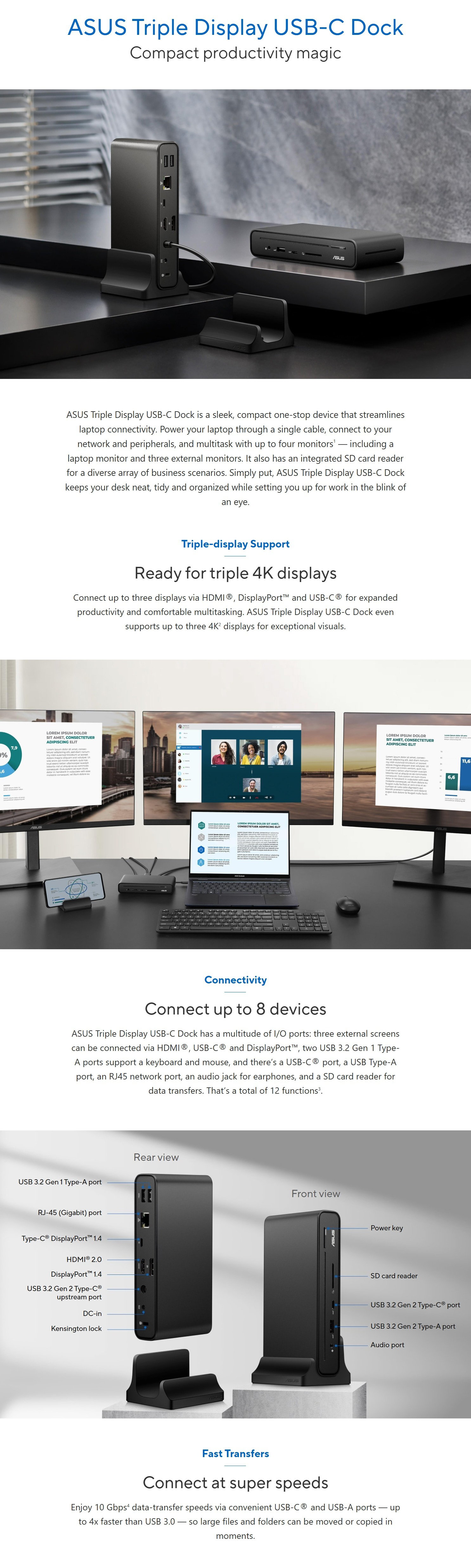Enclosures-Docking-Asus-DC300-USB-C-Docking-Station-90XB08CN-BDS040-1