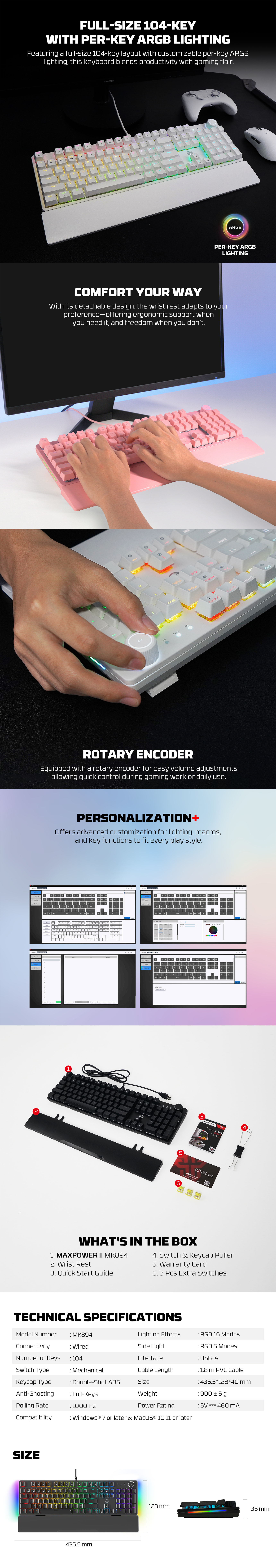 Keyboards-Fantech-MAXPOWER-II-Wired-Hot-Swap-RGB-Backlight-Mechanical-Keyboard-with-Wrist-Rest-Black-Speed-Grey-Switch-KBFTMK894BKGY-2