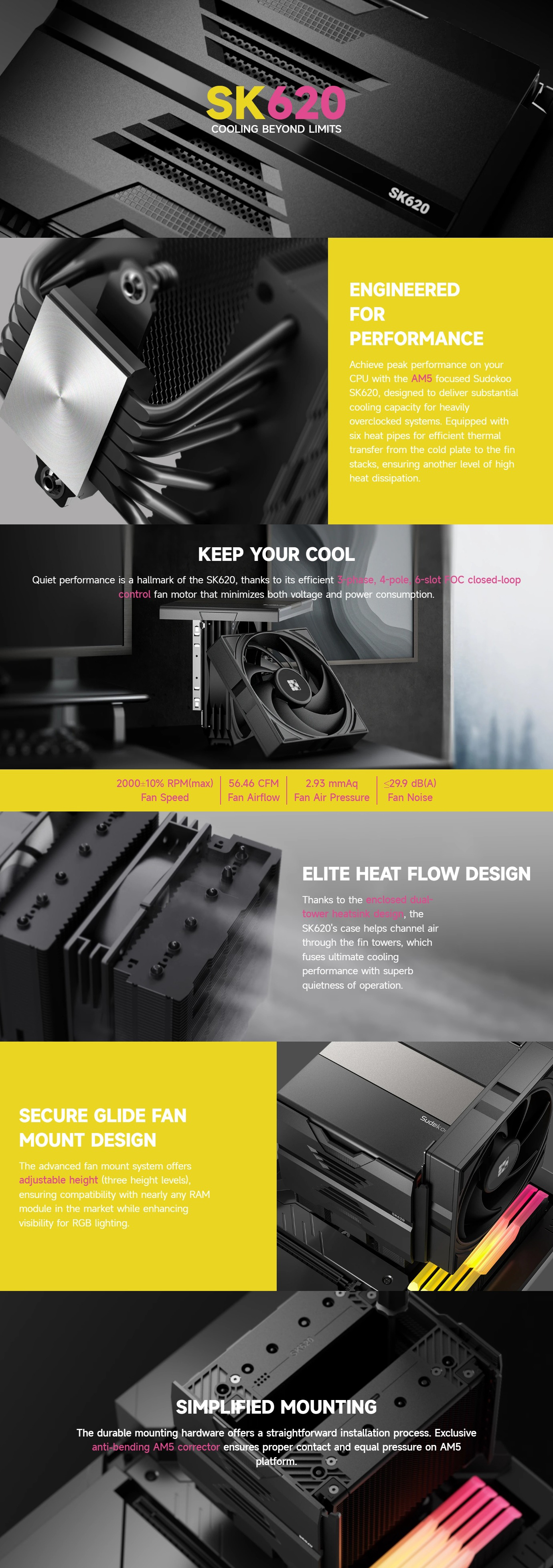 CPU-Cooling-Sudokoo-AMD-AM5-CPU-Cooler-SK620-1