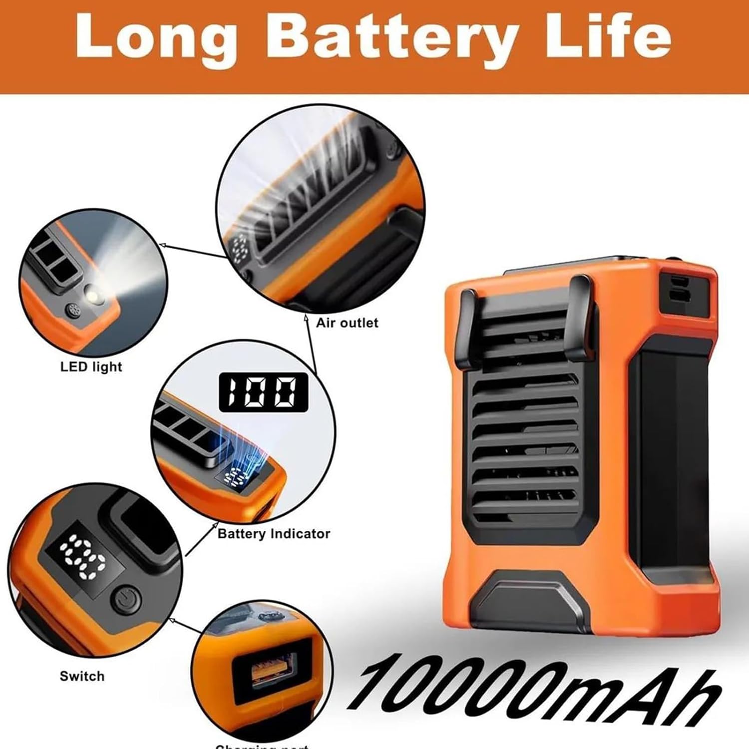 3-in-1-Portable-Waist-Clip-Fan-6000mAh-Neck-Fan-18h-Long-Working-USB-Personal-Belt-Fan-3-Speed-Handfree-Cooling-Fan-for-Outdoor-Working-Hiking-Camping-67