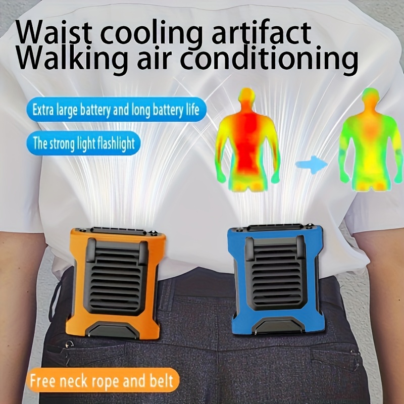 3-in-1-Portable-Waist-Clip-Fan-6000mAh-Neck-Fan-18h-Long-Working-USB-Personal-Belt-Fan-3-Speed-Handfree-Cooling-Fan-for-Outdoor-Working-Hiking-Camping-70