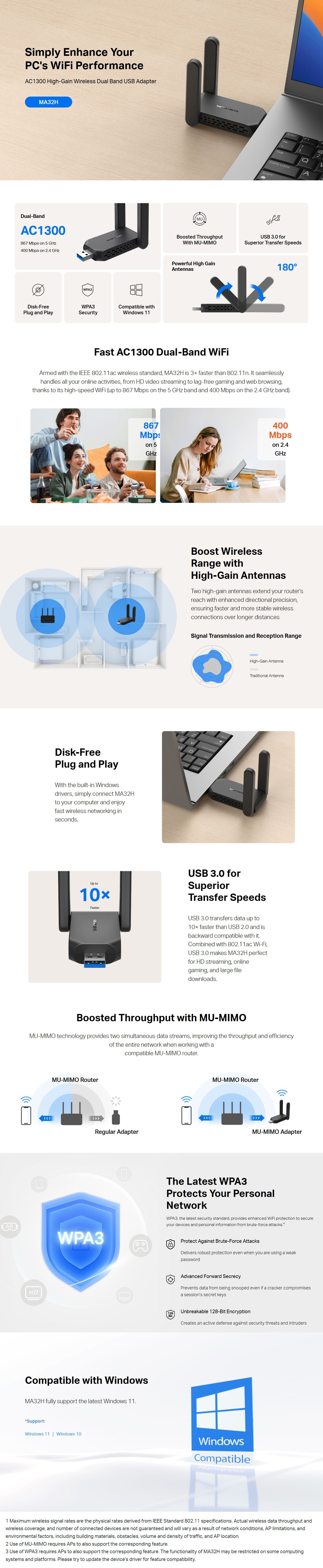 Wireless-USB-Adapters-Mercusys-AC1300-High-Gain-Wireless-Dual-Band-USB-Adapter-MA32H-1