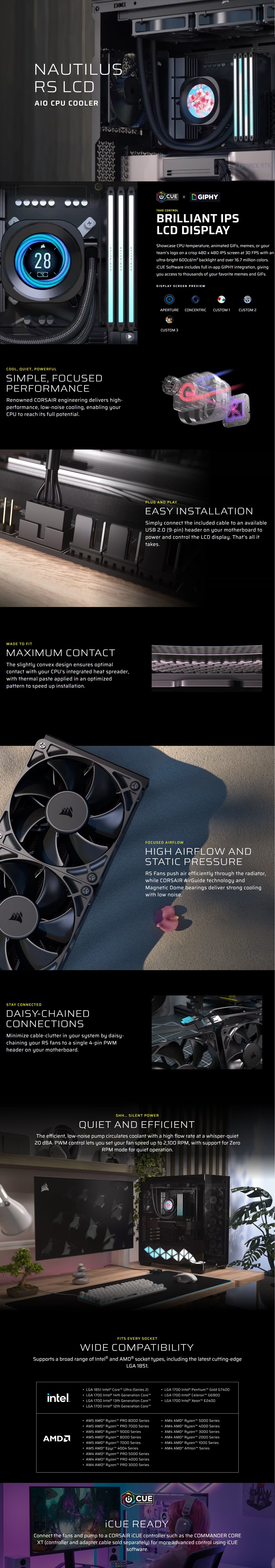 CPU-Cooling-Corsair-Nautilus-360-RS-LCD-Liquid-CPU-Cooler-CW-9061033-WW-5