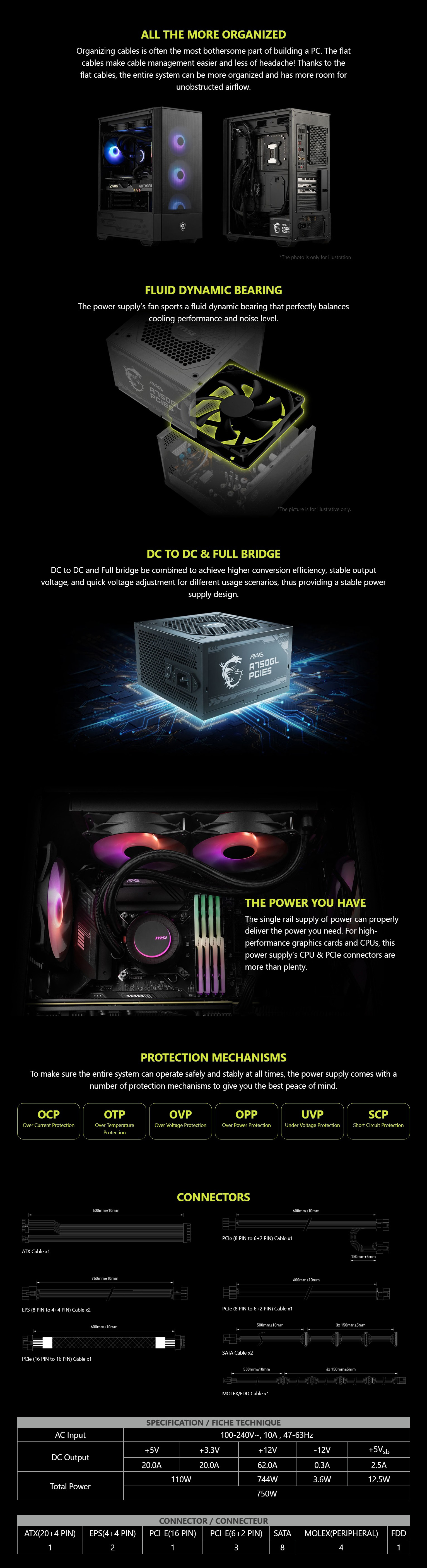 Power-Supply-PSU-MSI-750W-MAG-A750GL-80-Gold-PCIe-5-ATX-3-0-Modular-Power-Supply-MAG-A750GL-PCIE5-9