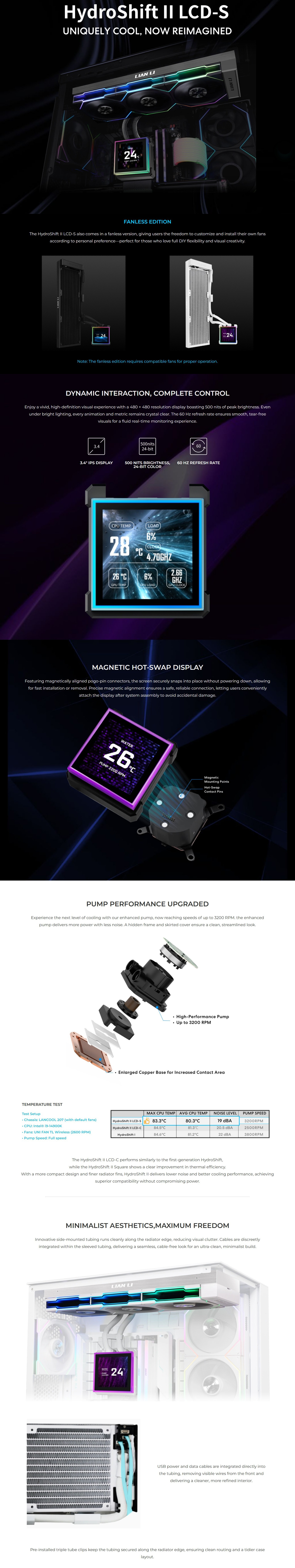 CPU-Cooling-Lian-Li-HydroShift-II-LCD-S-360-Fanless-CPU-Cooler-Black-GHS2LCDS36NB-1