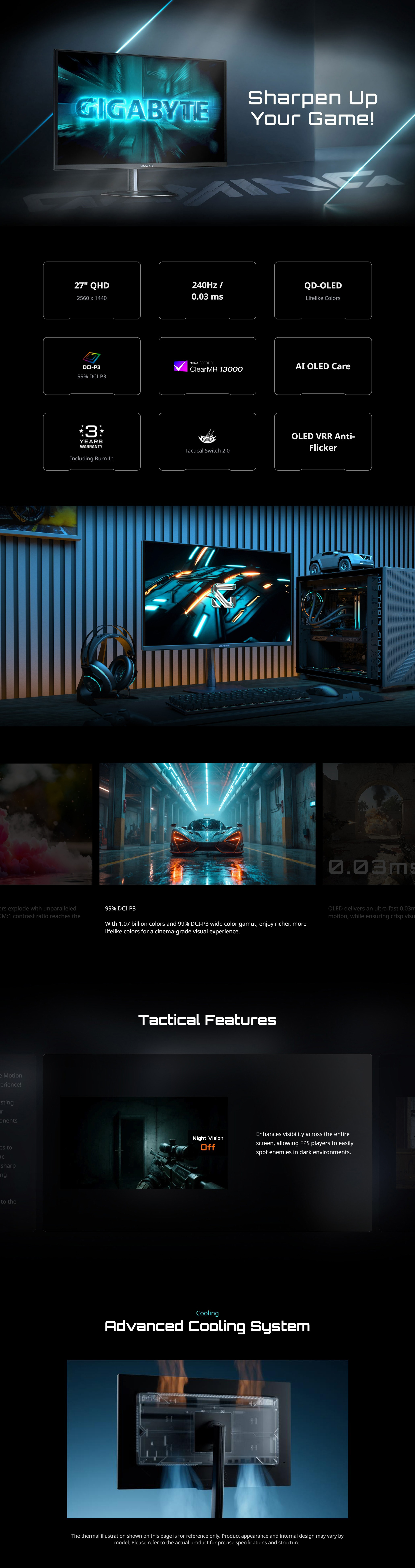 Monitors-Gigabyte-27in-QD-OLED-240Hz-Gaming-Monitor-GO27Q24-2