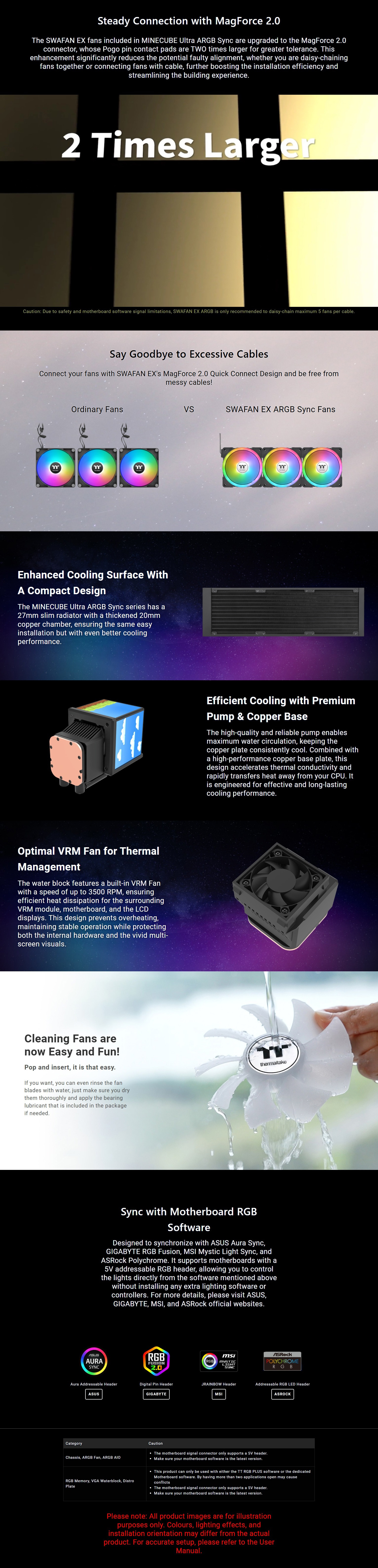 CPU-Cooling-Thermaltake-Minecube-360-Ultra-ARGB-Sync-AIO-Liquid-Cooler-CL-W481-PL12SW-A-2