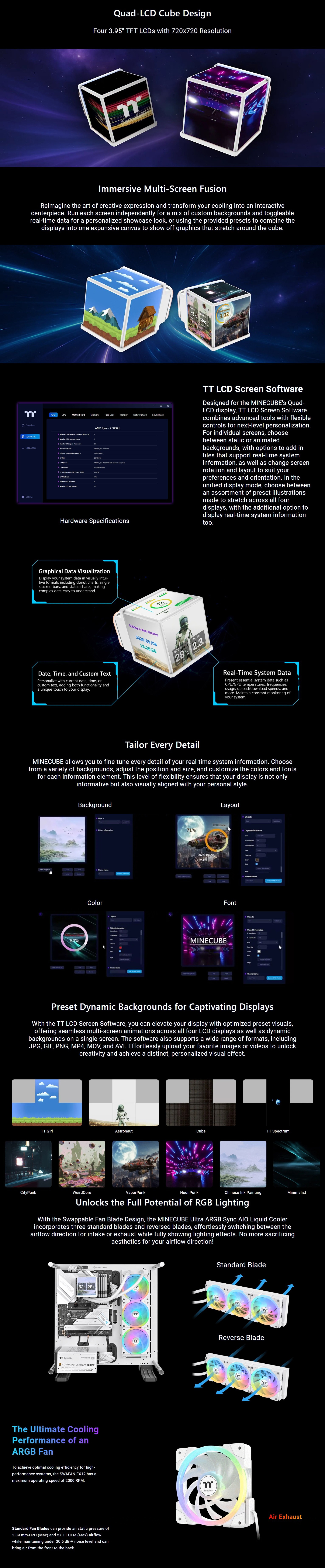 CPU-Cooling-Thermaltake-Minecube-360-Ultra-ARGB-Sync-AIO-Liquid-Cooler-Snow-Edition-CL-W482-PL12SW-A-1